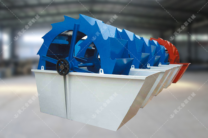 輪斗式洗砂機-輪斗洗沙機價格-小型輪式洗砂機圖紙圖片-視頻-原理參數